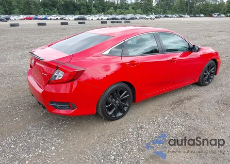 2021 Honda Civic Sport z USA, uszkodzony, nr VIN 2HGFC2F85MH516593